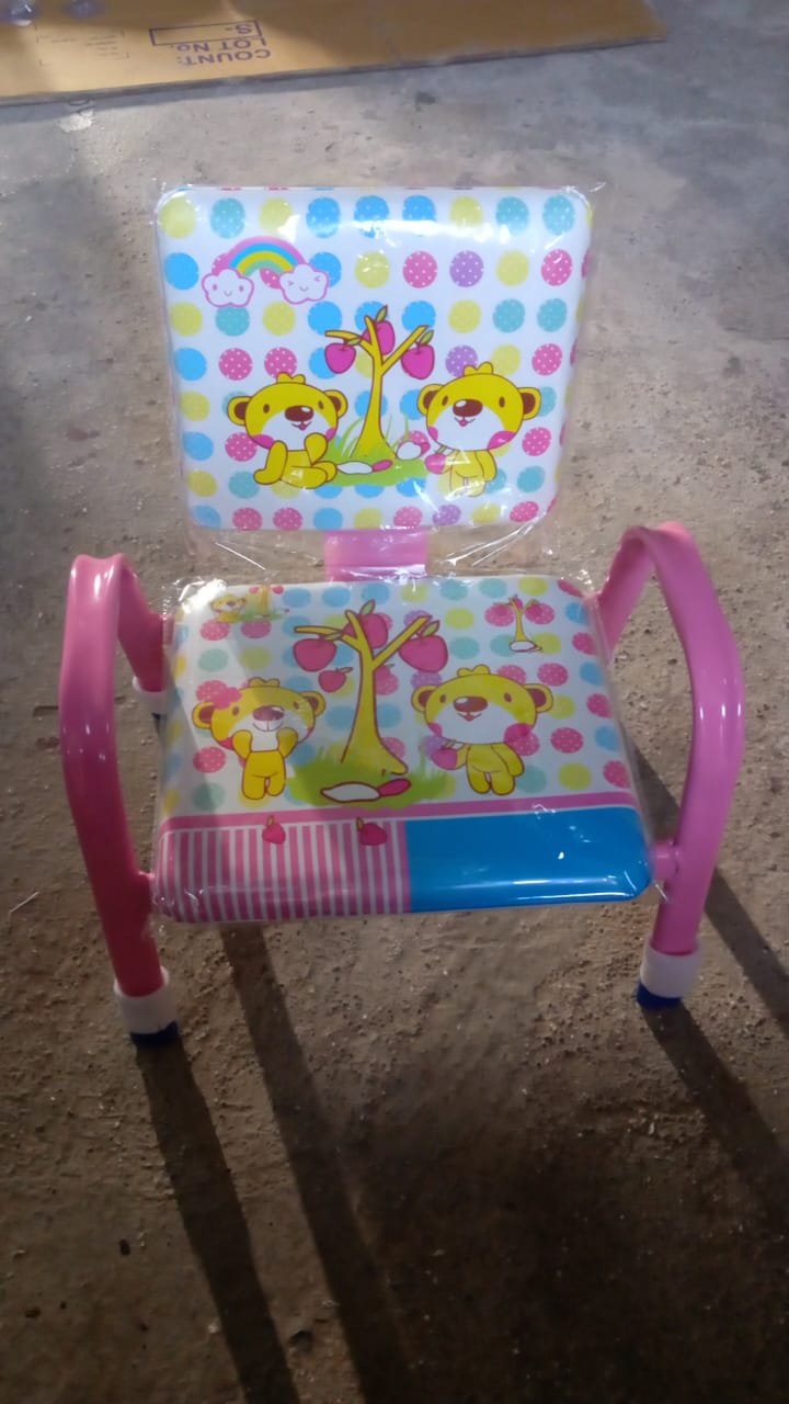 Trendzo Cartoon Baby Chair Strong Steel Cushion Comfortable Baby Chair High Quality Chair (1 Pc)