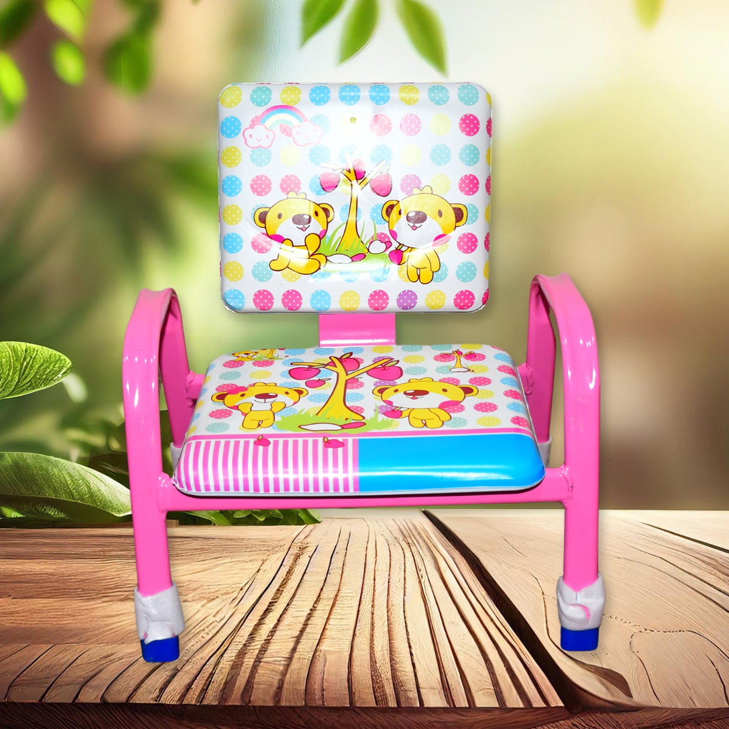 Trendzo Cartoon Baby Chair Strong Steel Cushion Comfortable Baby Chair High Quality Chair (1 Pc)