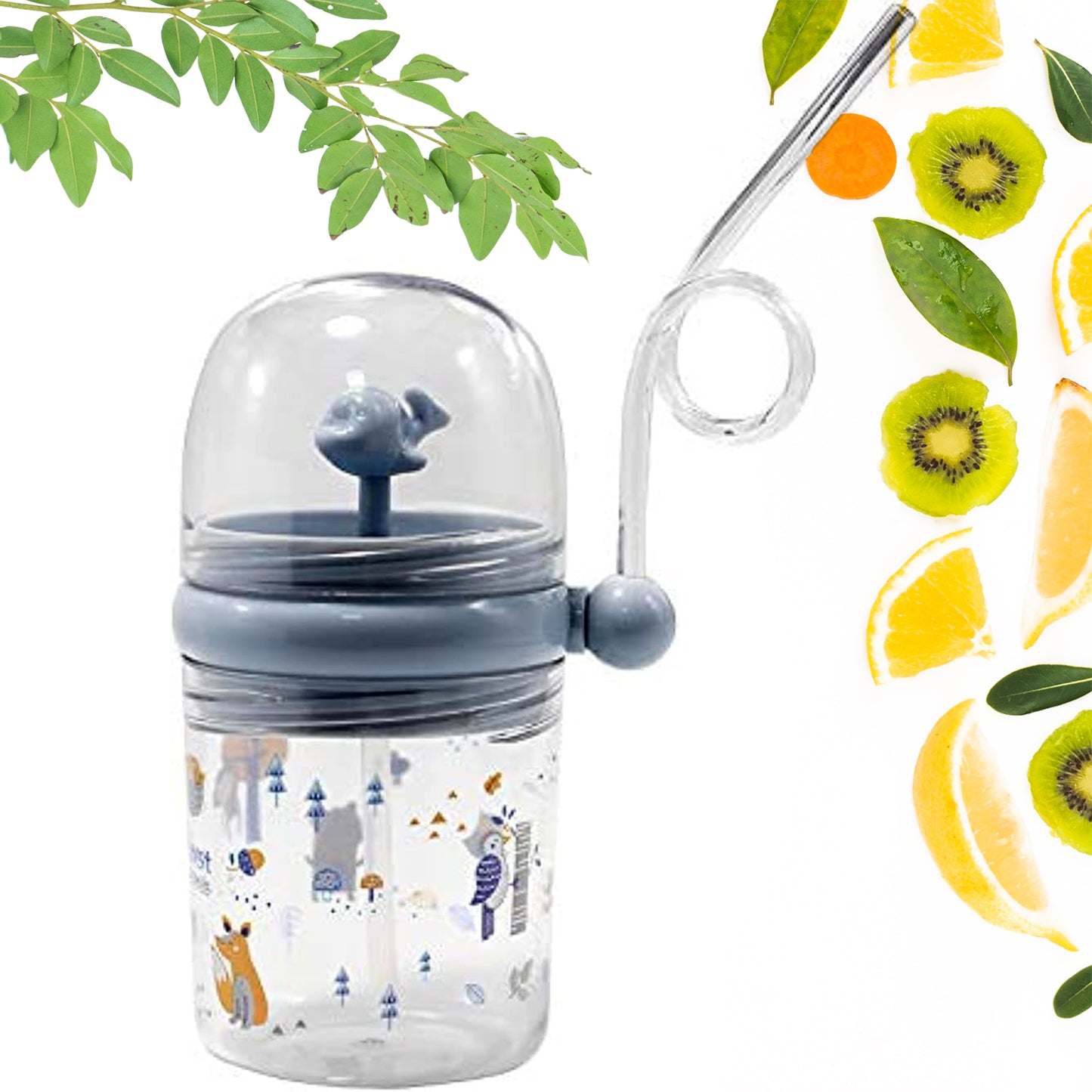 Baby Drinking Cup With Straw And Lid Water Whale Spray Fountain Sippy Cup Bottles Childrens Pot Toddler Tumbler Mug Spill Proofbirthday Party Gift Drinking Cup (1 Pc)