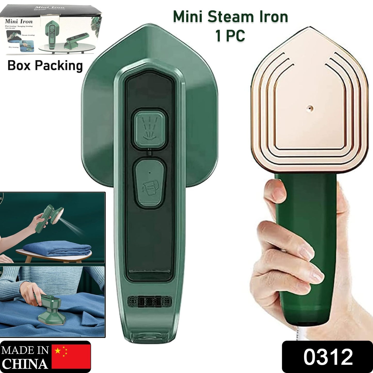 Mini Portable Steam Iron Handheld Garment Steamer For Clothes